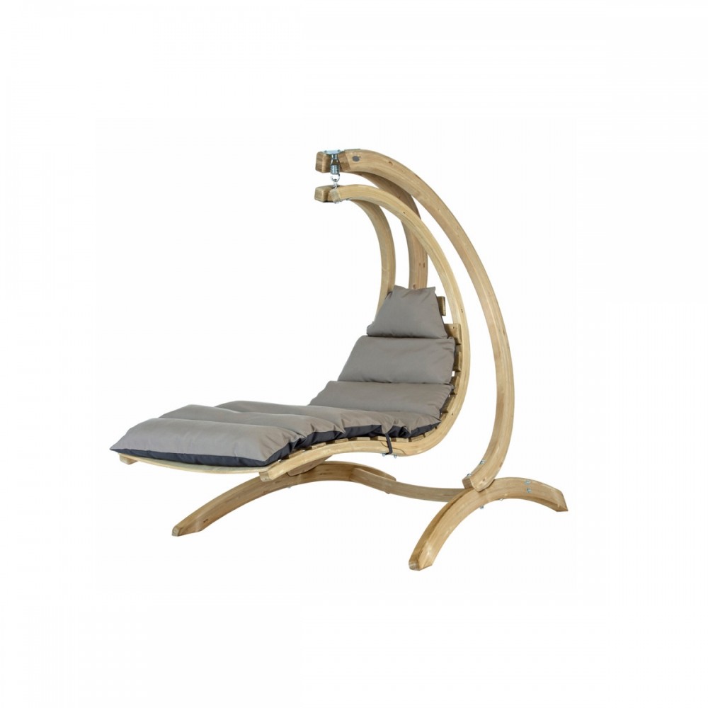 Swing Lounger αιώρα κάθισμα κούνια με μαξιλάρι ανθρακί 75x114x157 εκ