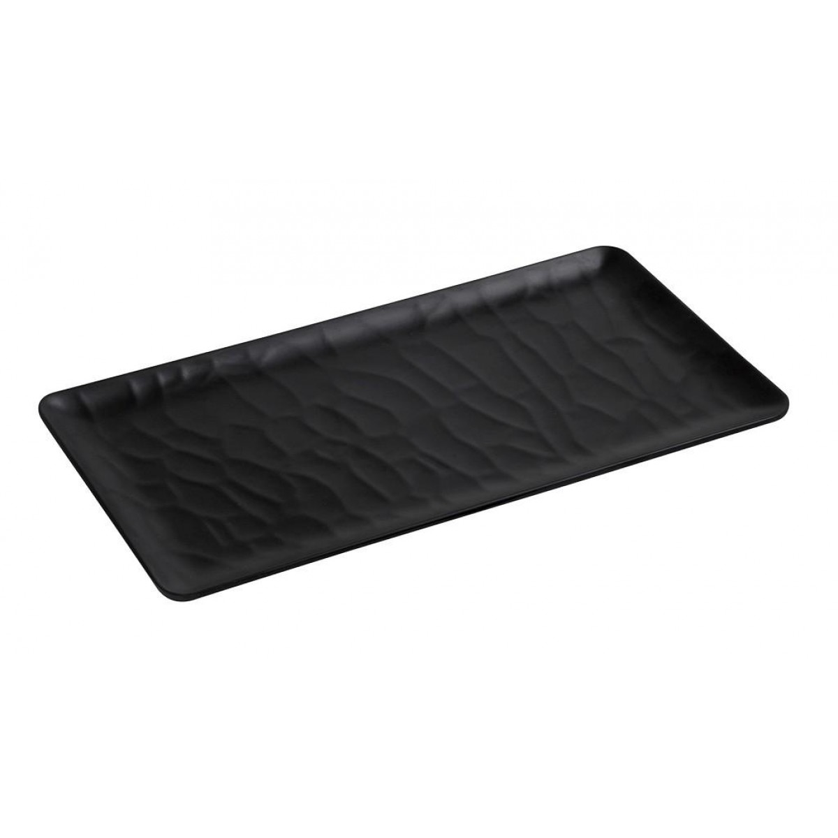 Wavy Matte Black δίσκος σετ των τριάντα τεμαχίων 33x17x2 εκ