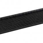 Wavy Matte Black δίσκος σετ των εικοσιτεσσάρων τεμαχίων 53x16x2 εκ