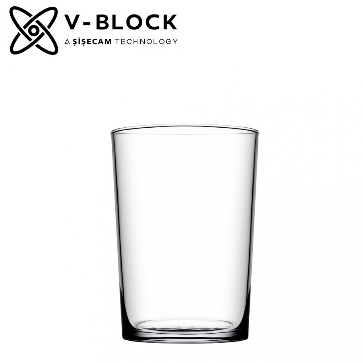 New Bistro V-Block ποτήρια μπύρας σετ των έξι 9x12 εκ