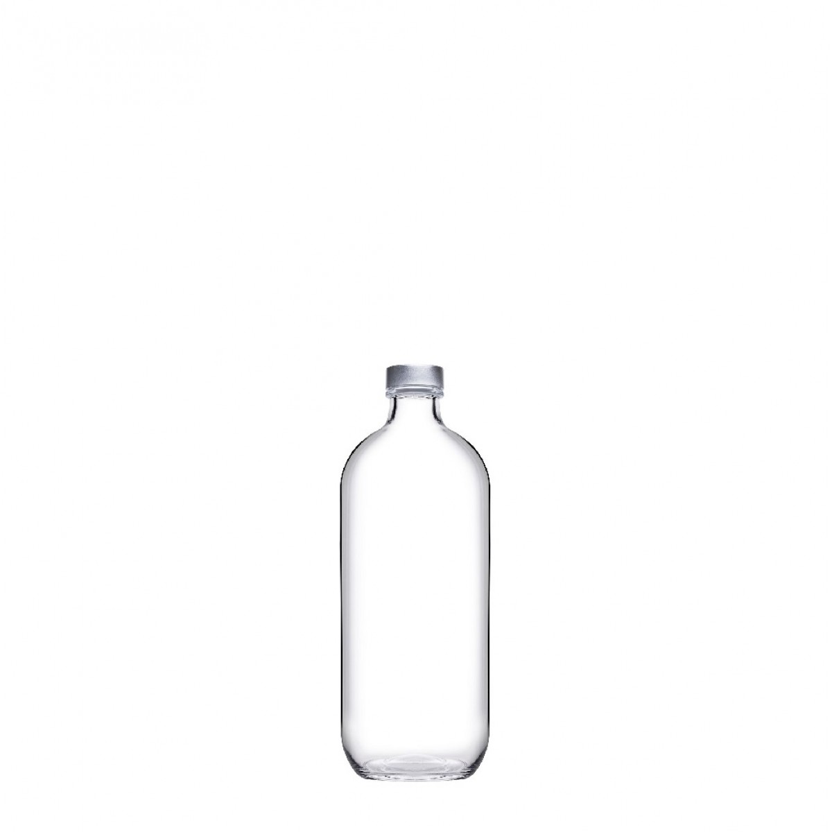 Iconic γυάλινο μπουκάλι διάφανο σετ έξι τεμαχίων 6x18 εκ