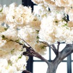 Blossom τεχνητό δέντρο αμυγδαλιά μπεζ 320 εκ