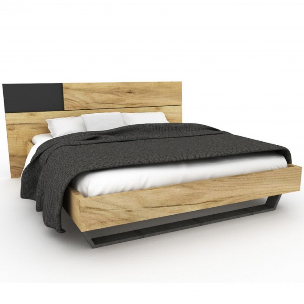 Forest κρεβάτι με κεφαλάρι σε διάφορα χρώματα 160x200 εκ