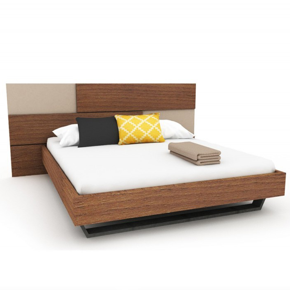 Lotus κρεβάτι με κεφαλάρι σε διάφορα χρώματα 160x200 εκ