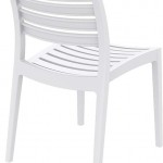 Ares στοιβαζόμενη καρέκλα πολυπροπυλενίου σε λευκό χρώμα 48x58x82 εκ