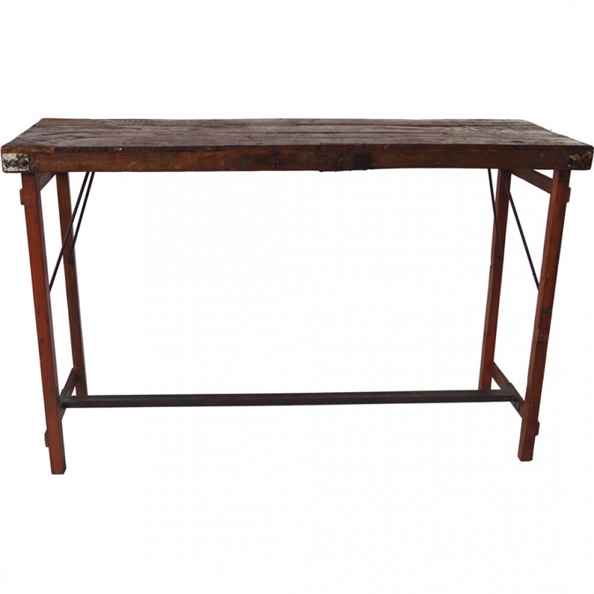 Agra τραπέζι μπαρ από ανακυκλωμένο ξύλο 172x59x108 εκ