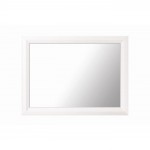 Milano επιτοίχιος καθρέπτης με πλαίσιο από MDF σε λευκό χρώμα 106,5x4,5x80 εκ