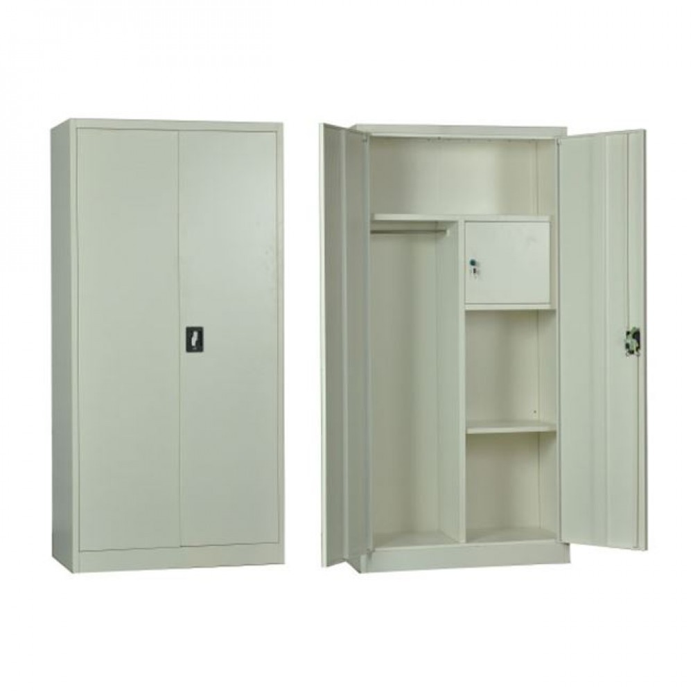 Ντουλάπα μεταλλική εσωτερικό ντουλάπι λευκή 90x45x185 εκ