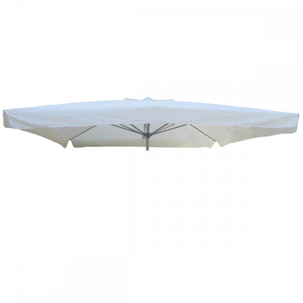 Τετράγωνο ανταλλακτικό πανί ομπρέλας με αεραγωγό και βολάν 300x300 εκ