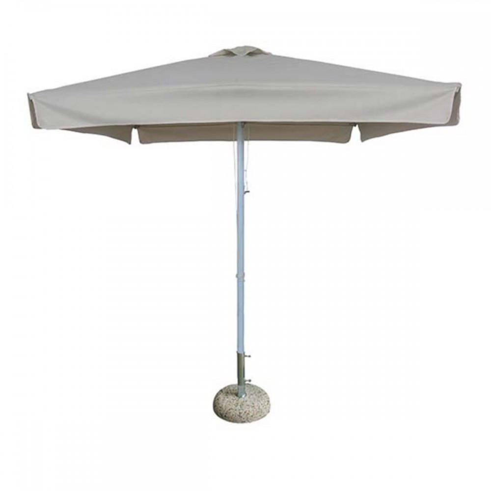 Ομπρέλα αλουμινίου τετράγωνη 200x200 εκ