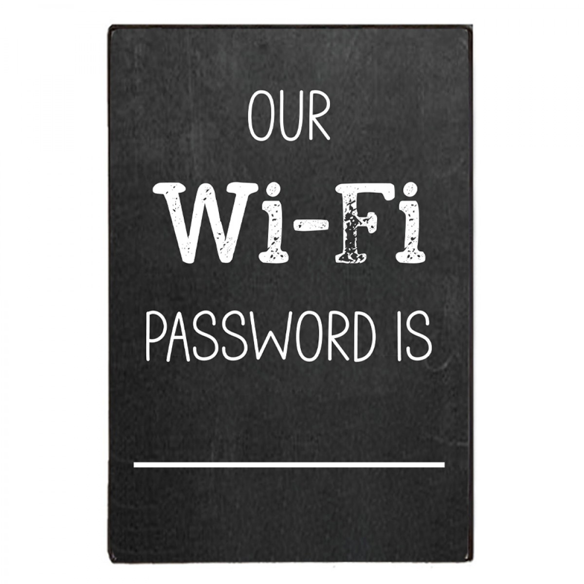 WiFi Password Ξύλινος Χειροποίητος Πίνακας Like 20x25 cm