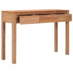 Τραπέζι κονσόλα από μασίφ ξύλο teak 110x35x75 εκ