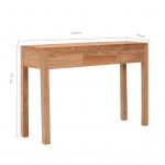 Τραπέζι κονσόλα από μασίφ ξύλο teak 110x35x75 εκ