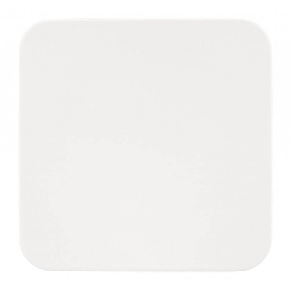 Coup fine dining πορσελάνινο τετράγωνο πιάτο λευκό σετ των έξι τεμαχίων 22 εκ