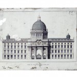 Vintage διακοσμητικό κάδρο Berlin Schloss 80x60 εκ